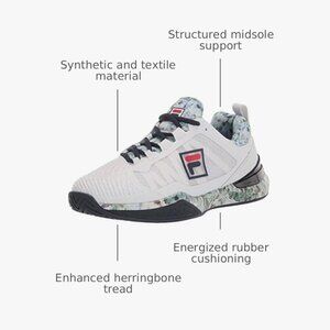 Fila Speedserve Energized Mens Tennis Shoes White/Navy/Multicolor